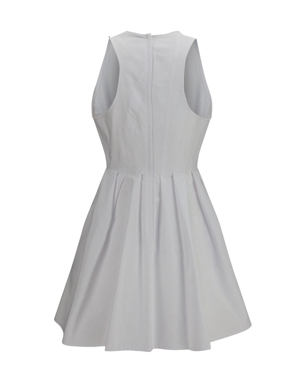 Max Mara Gray Sleeveless Short Dress