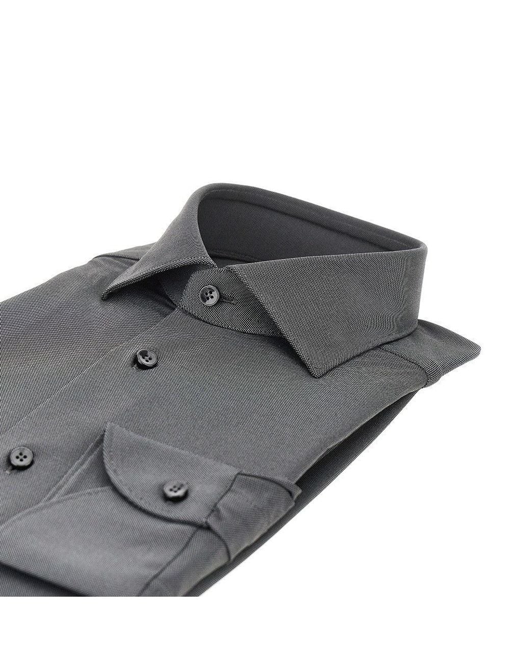 Xacus Gray Tailor Fit 'Active' Shirt for men
