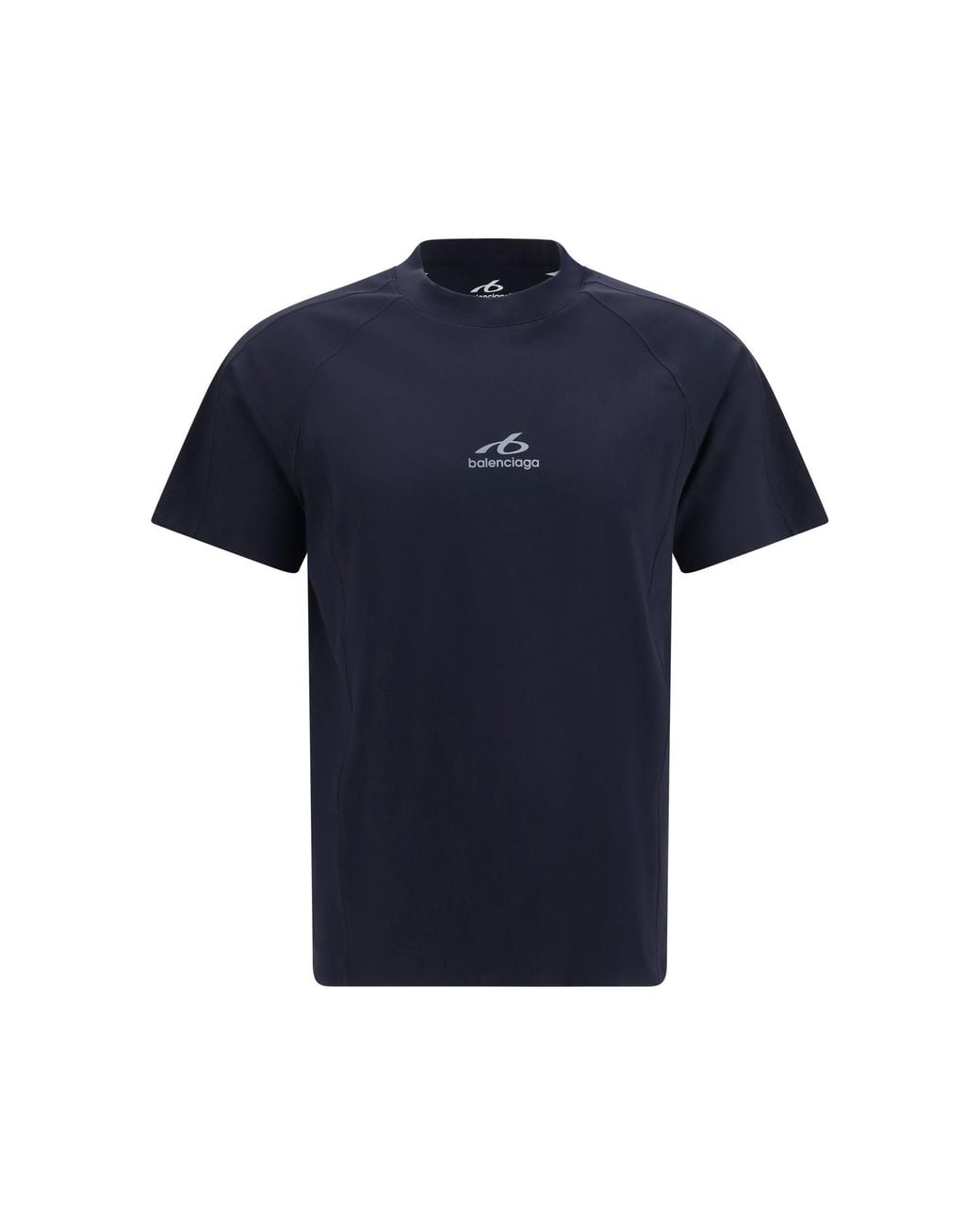 Balenciaga Blue Long-Sleeve Layered T-Shirt for men