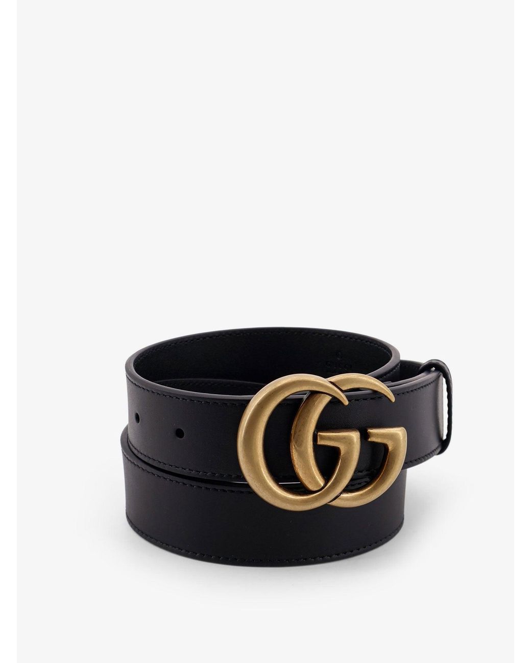 Gucci White Leather Belt for men