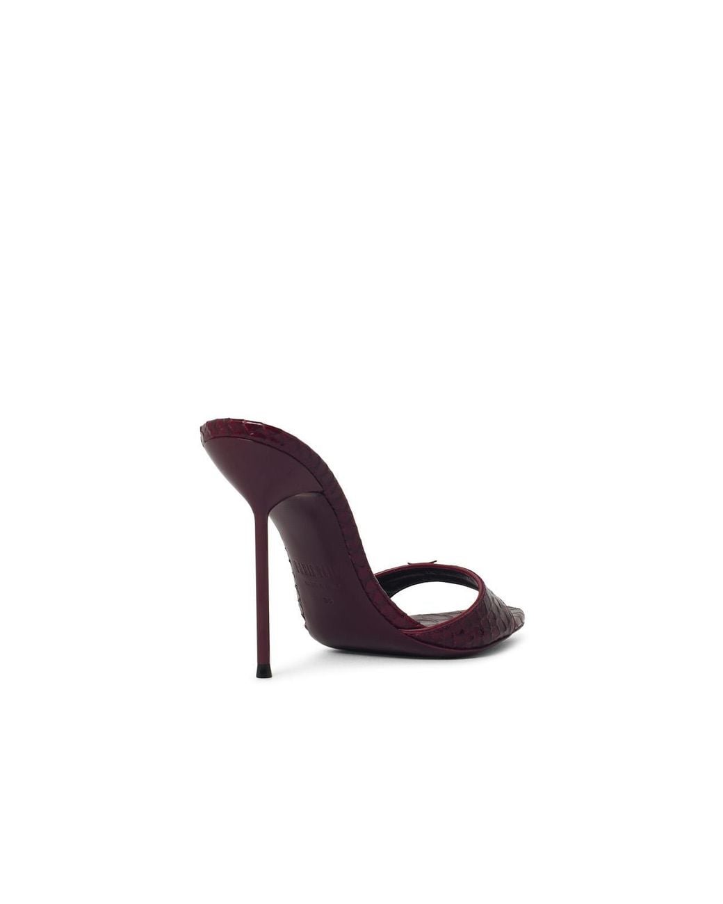 Paris Texas Red 'Lidia 105' Deep Leather Mules