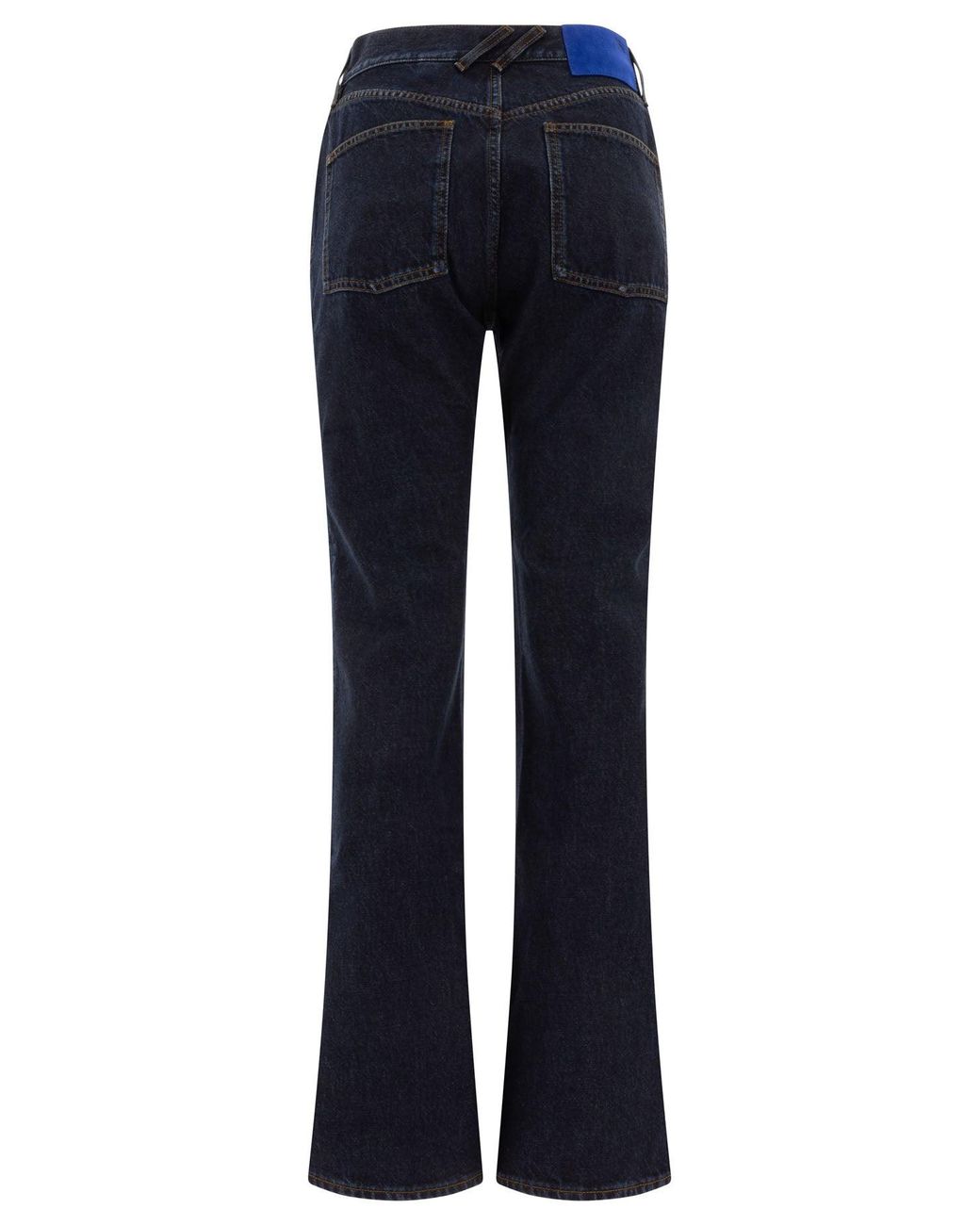 Burberry Blue Elegant Trousers