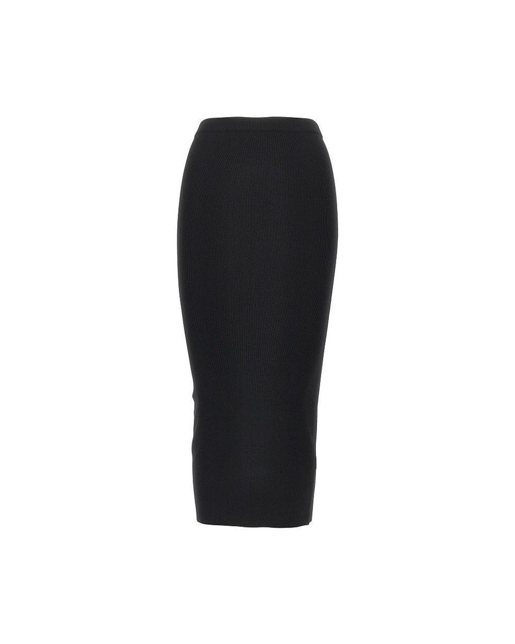 Isabel Marant Black Alessy Midi Skirt