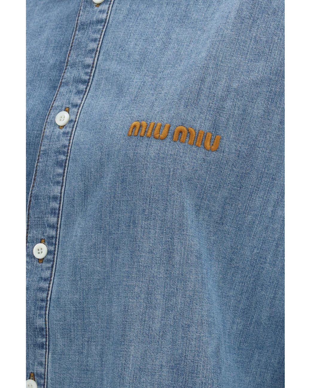 Miu Miu Blue Chambray Shirt