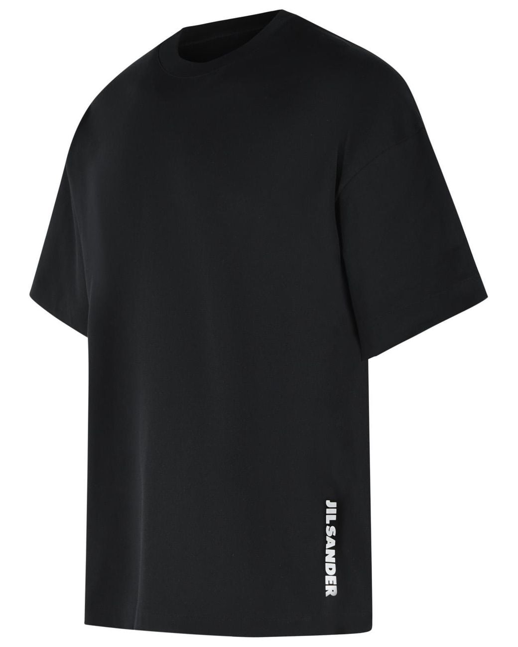 Jil Sander Black Cotton T-Shirt for men