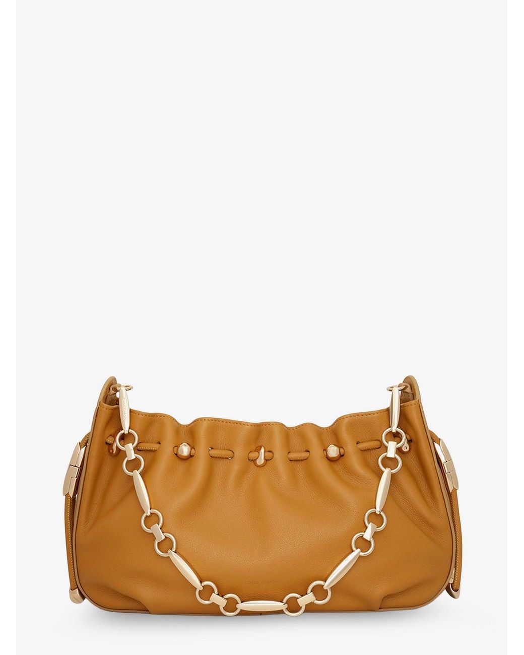 Zimmermann Brown Leather Clutch Halcyon