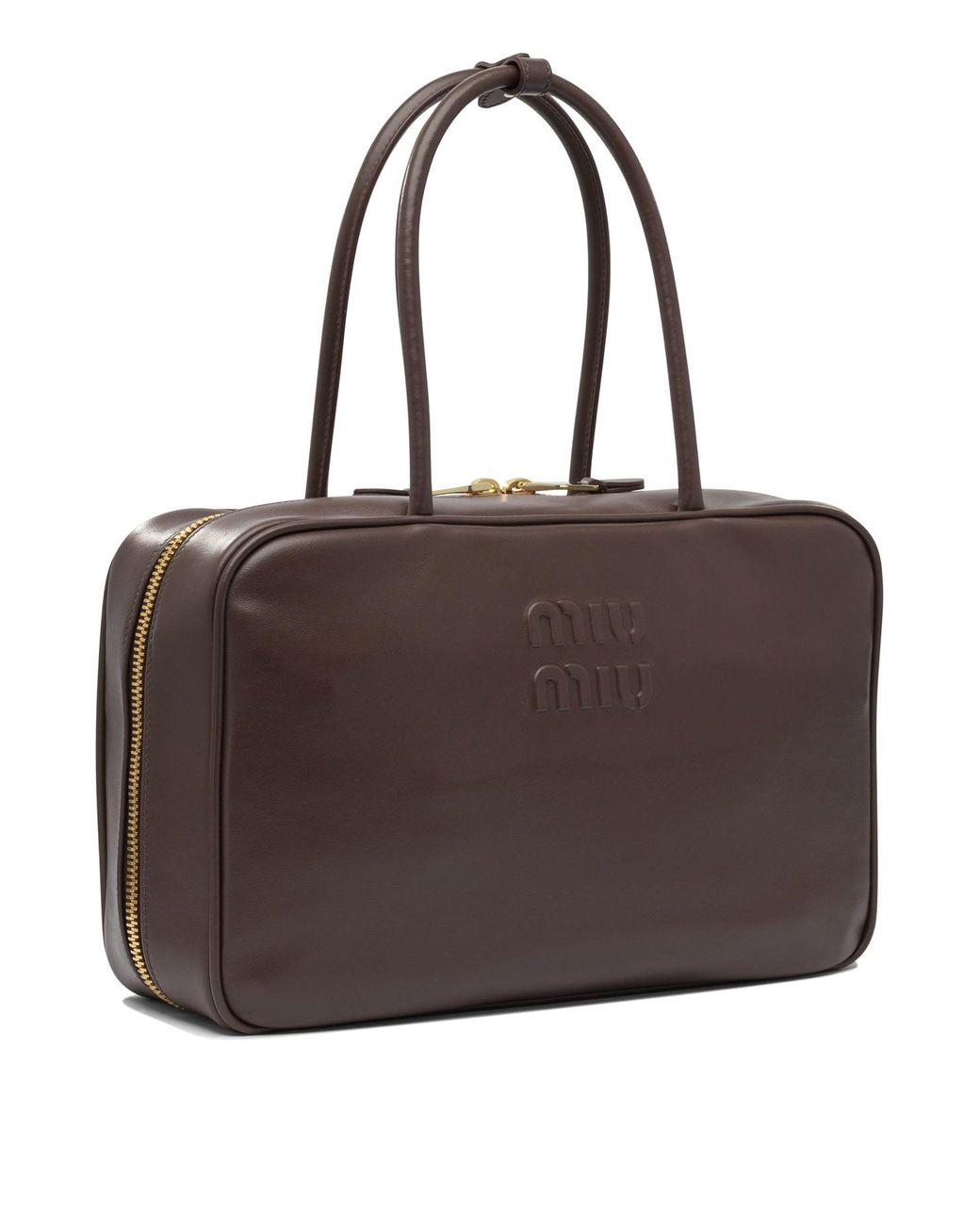Miu Miu Brown "Beau" Handbag