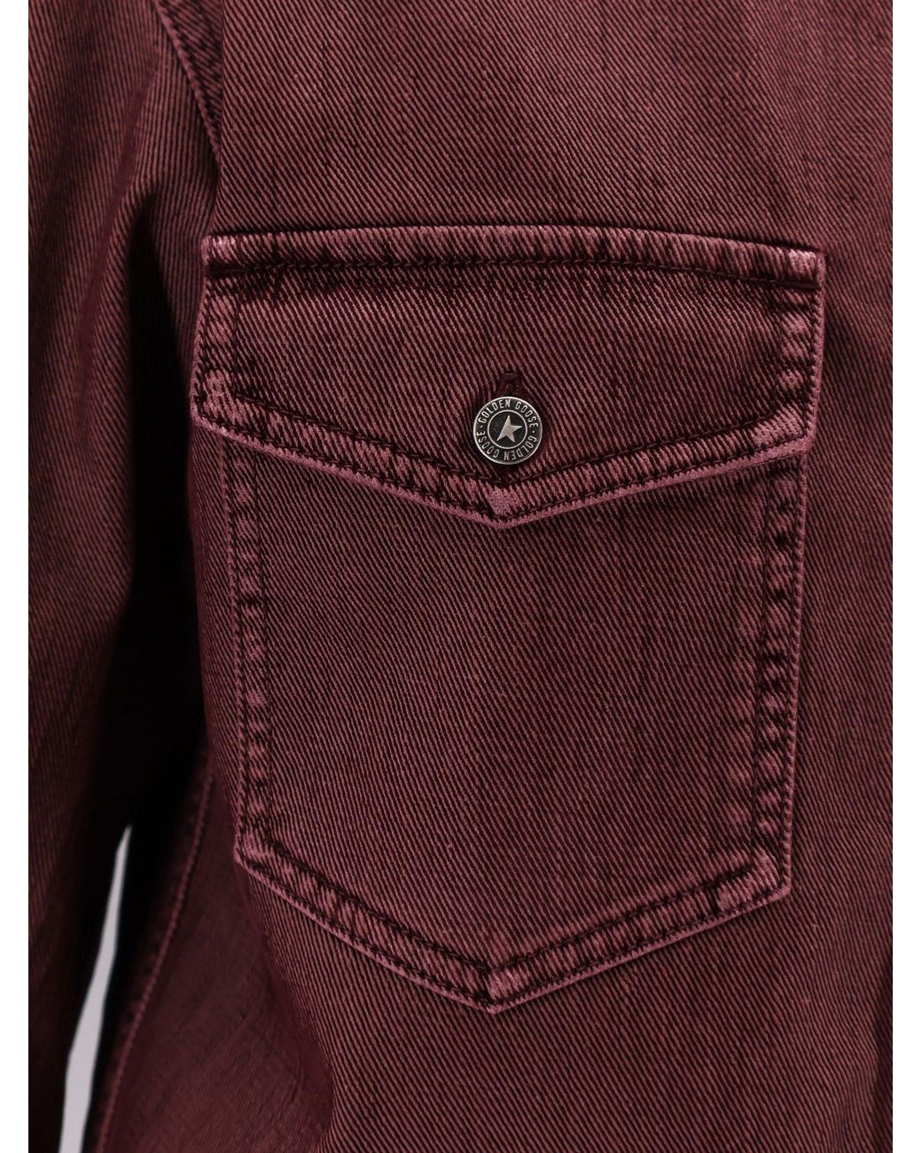 Golden Goose Deluxe Brand Red Patty Cotton Shirt