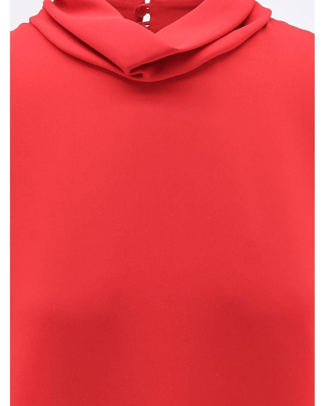 Valentino Red Cady Couture Mini Dress