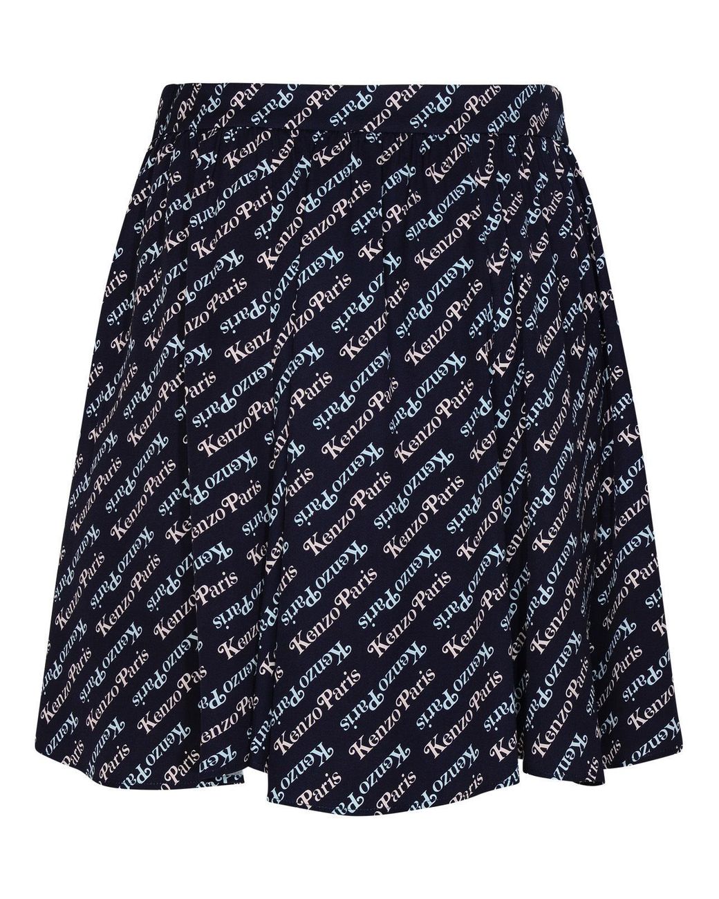 KENZO Blue 'Verdy By Viscose Miniskirt
