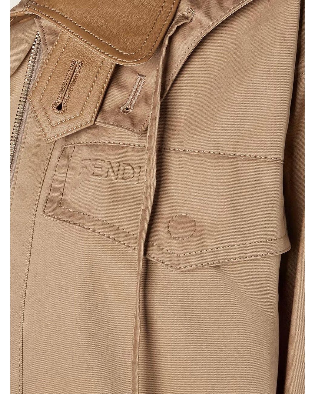 Fendi Natural Cotton Jacket