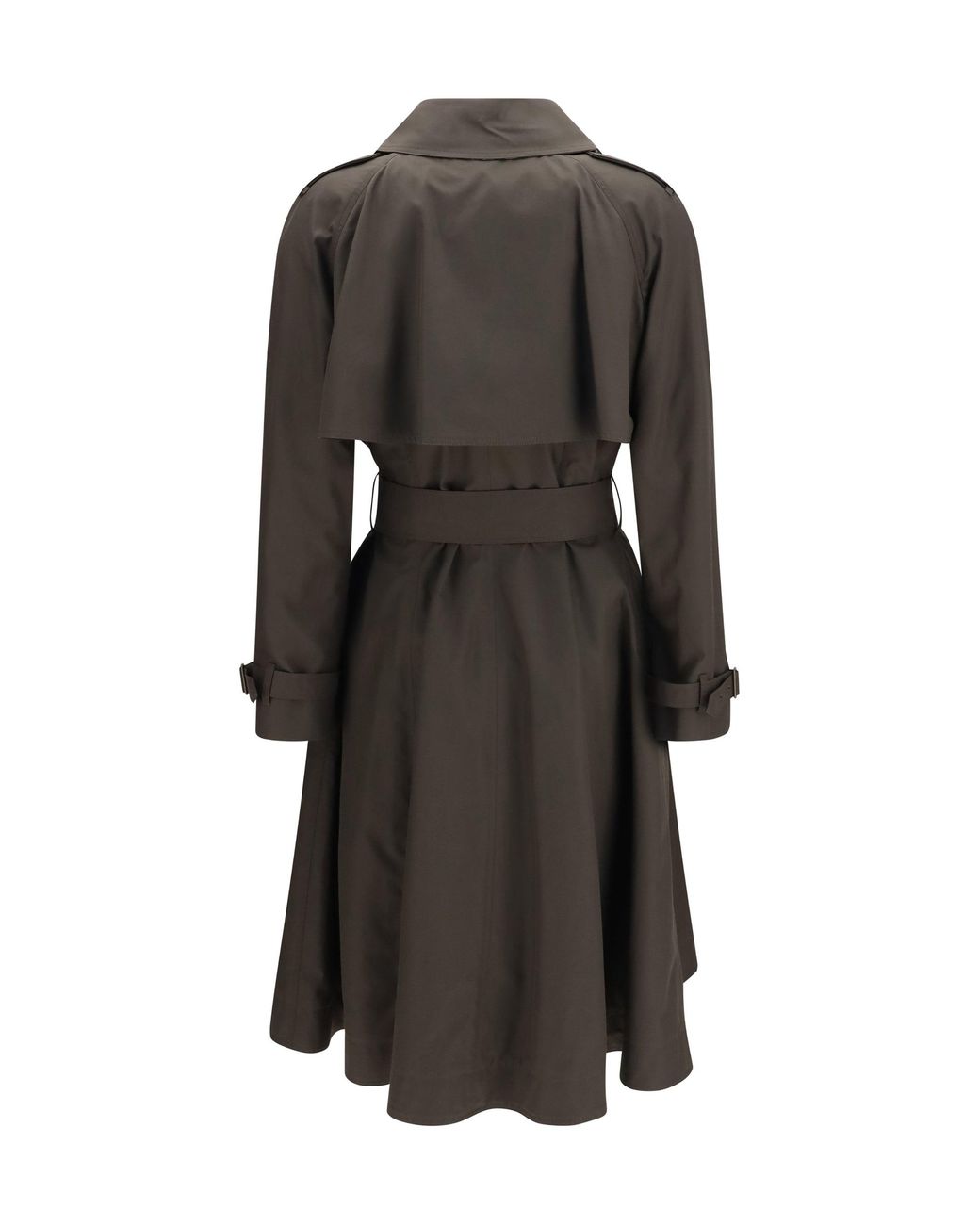 Burberry Gray Pembury Cotton Gabardine Trench Coat