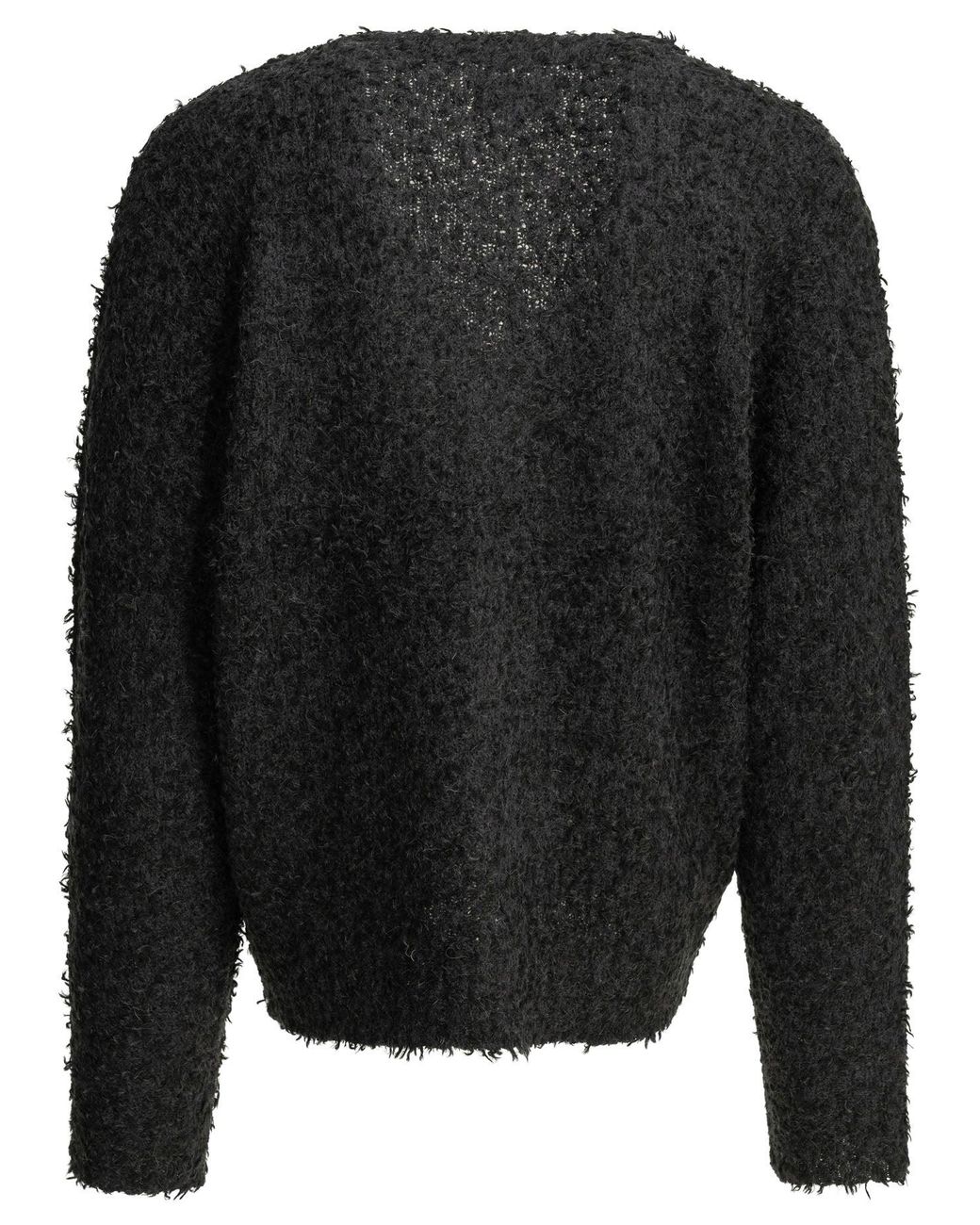 Stussy Black Stussy Nylon Wool Acrylic Alpaca Knitwear for men