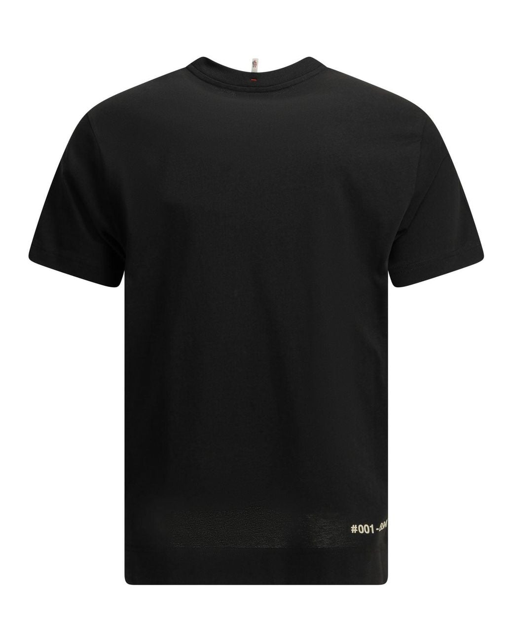 Moncler Black Crewneck T-Shirt With Logo for men