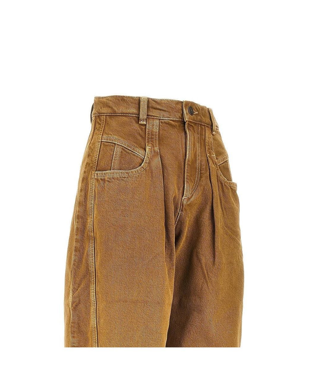 Isabel Marant Natural Lisha Denim Pants
