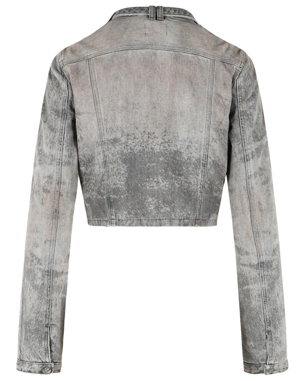 DIESEL Gray 'Saphix' Cotton Blend Jacket