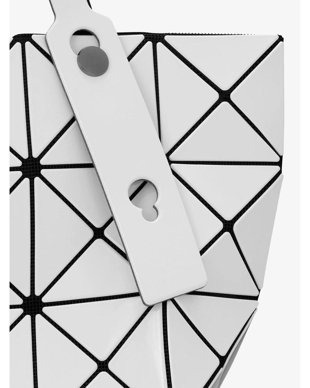Issey Miyake White Lucent Shoulder Bag
