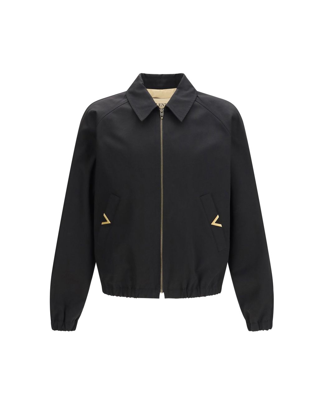 Valentino Black Collared Jacket for men