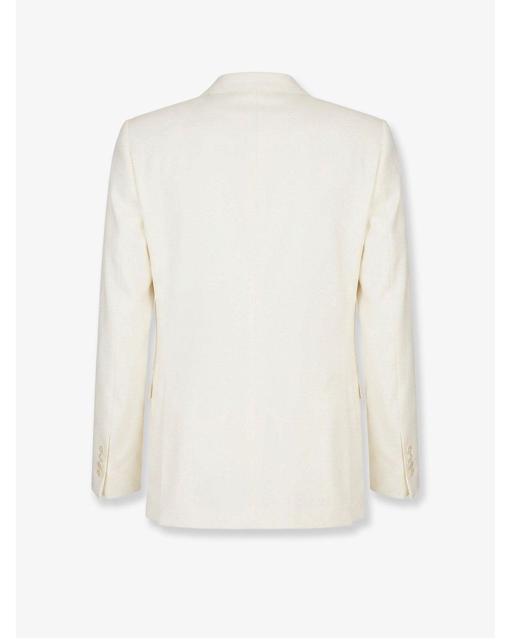 Dolce & Gabbana White Blazer Taormina Linen for men