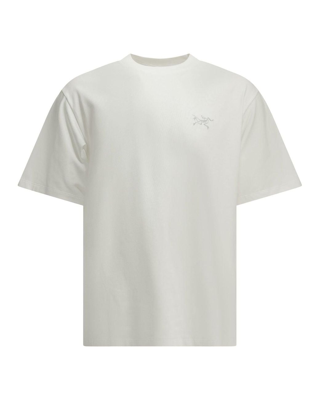 Arc'teryx White Kragg Emblem Crew Neck T-Shirt for men