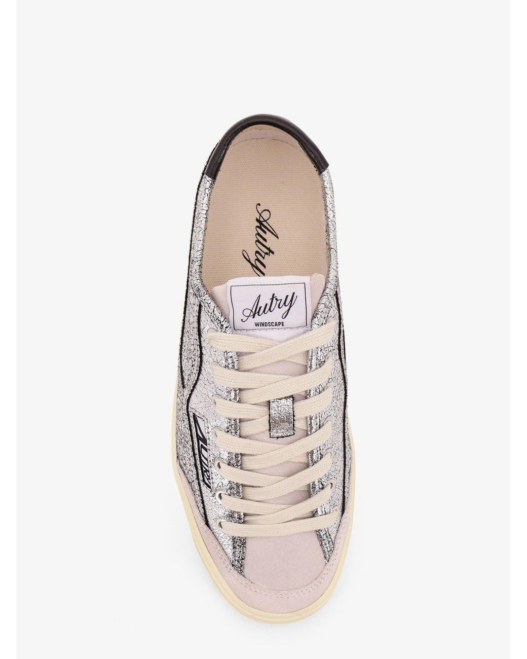 Autry White Windscape Low Leather Sneakers