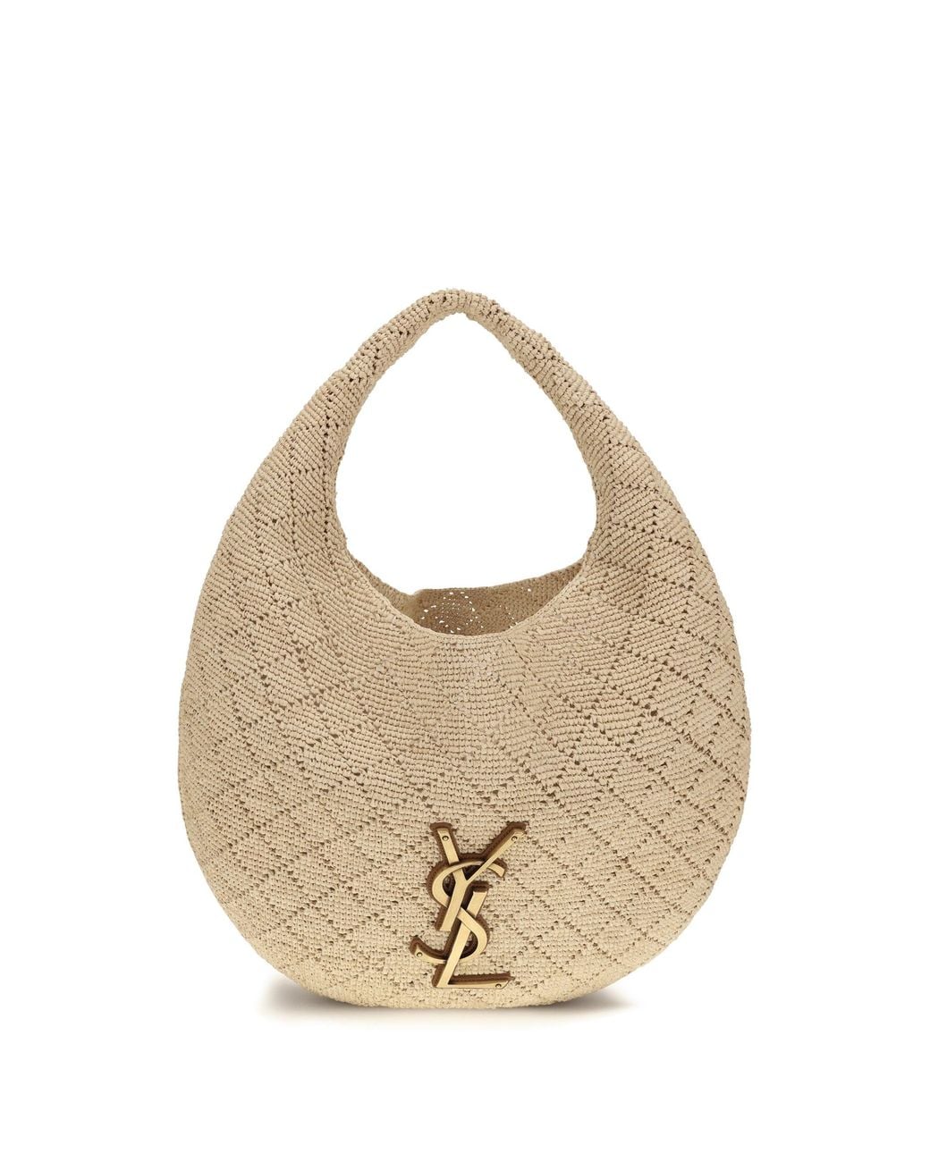 Saint Laurent White Icare Hobo Bag