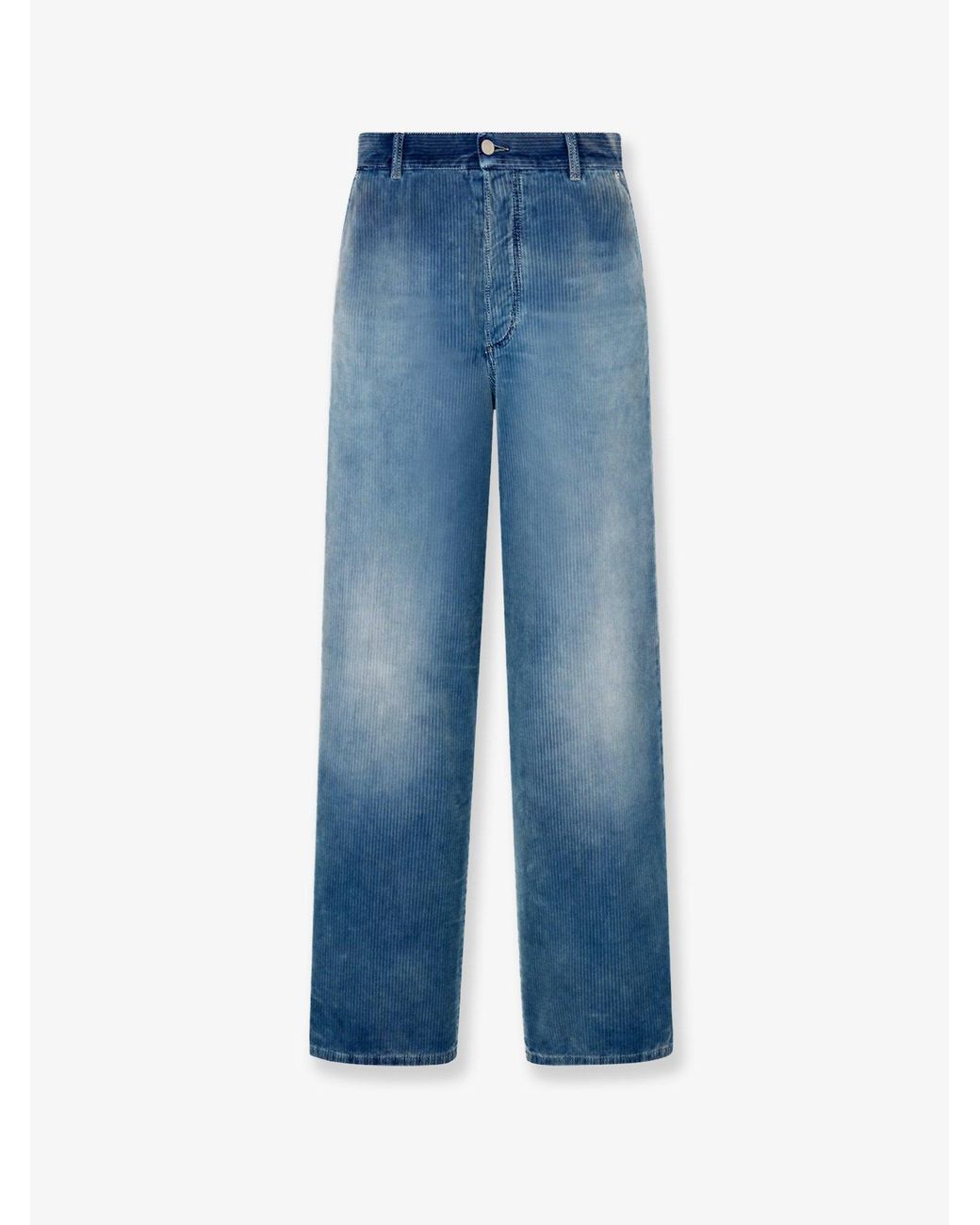 Dior Blue Corduroy Trousers for men