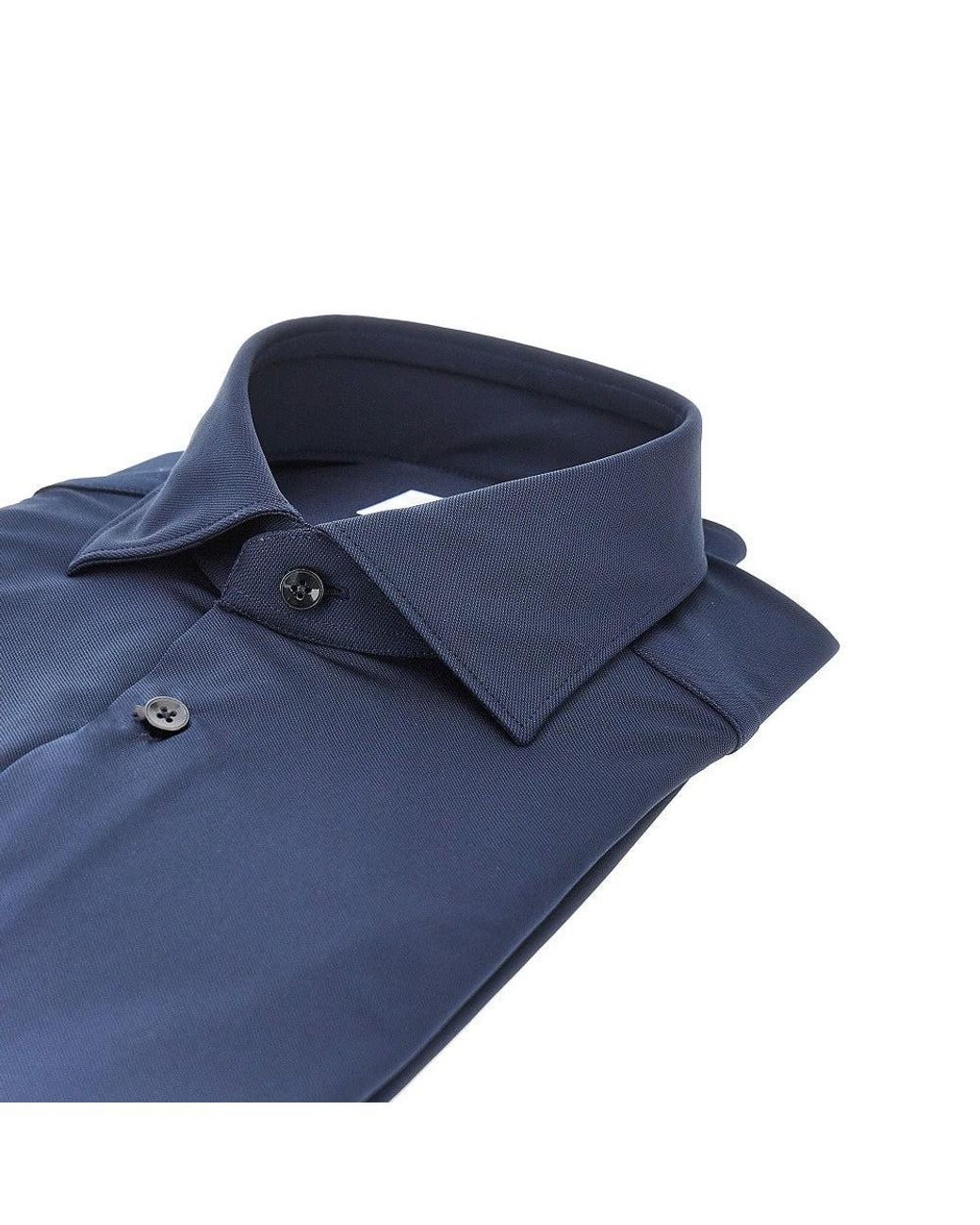 Xacus Blue Tailor Fit 'Active' Shirt for men