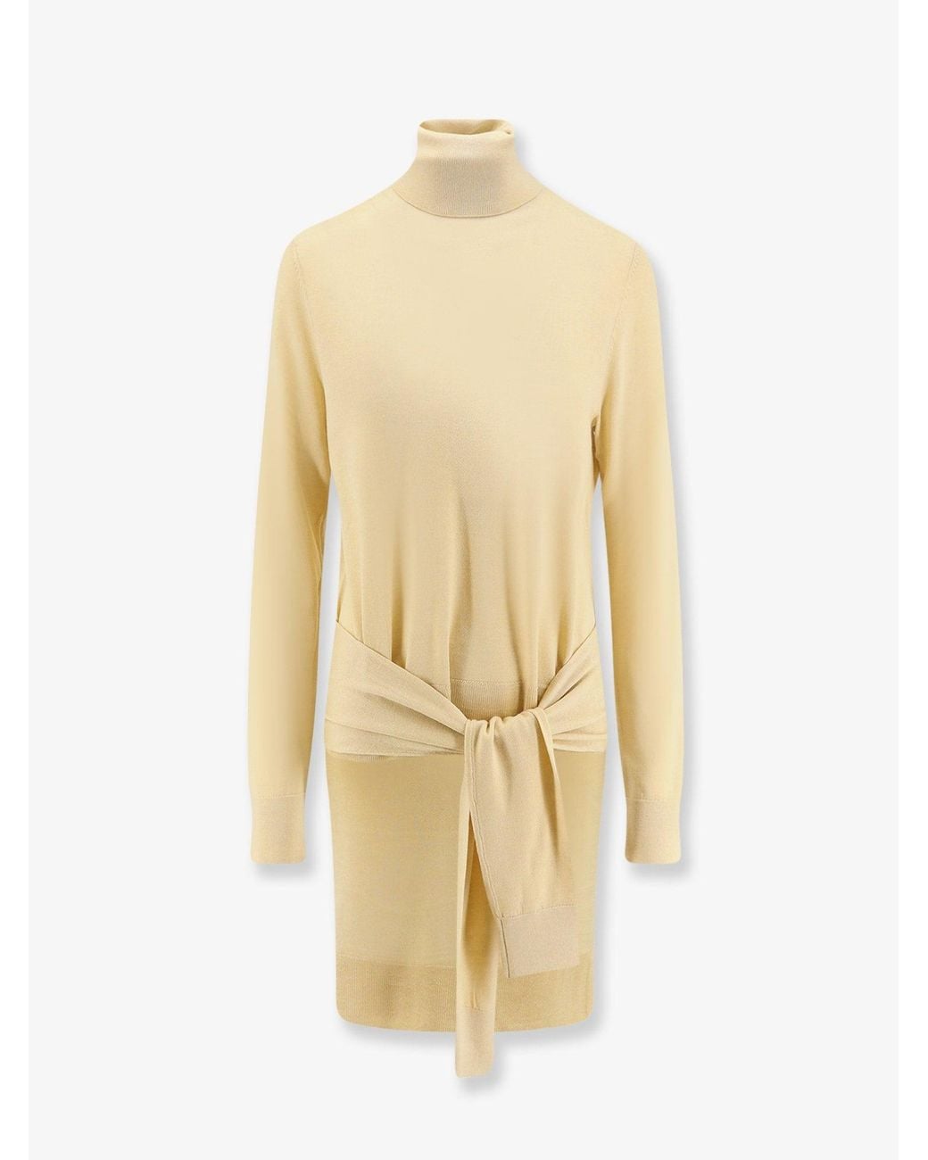 Totême Natural Wool And Silk Turtleneck