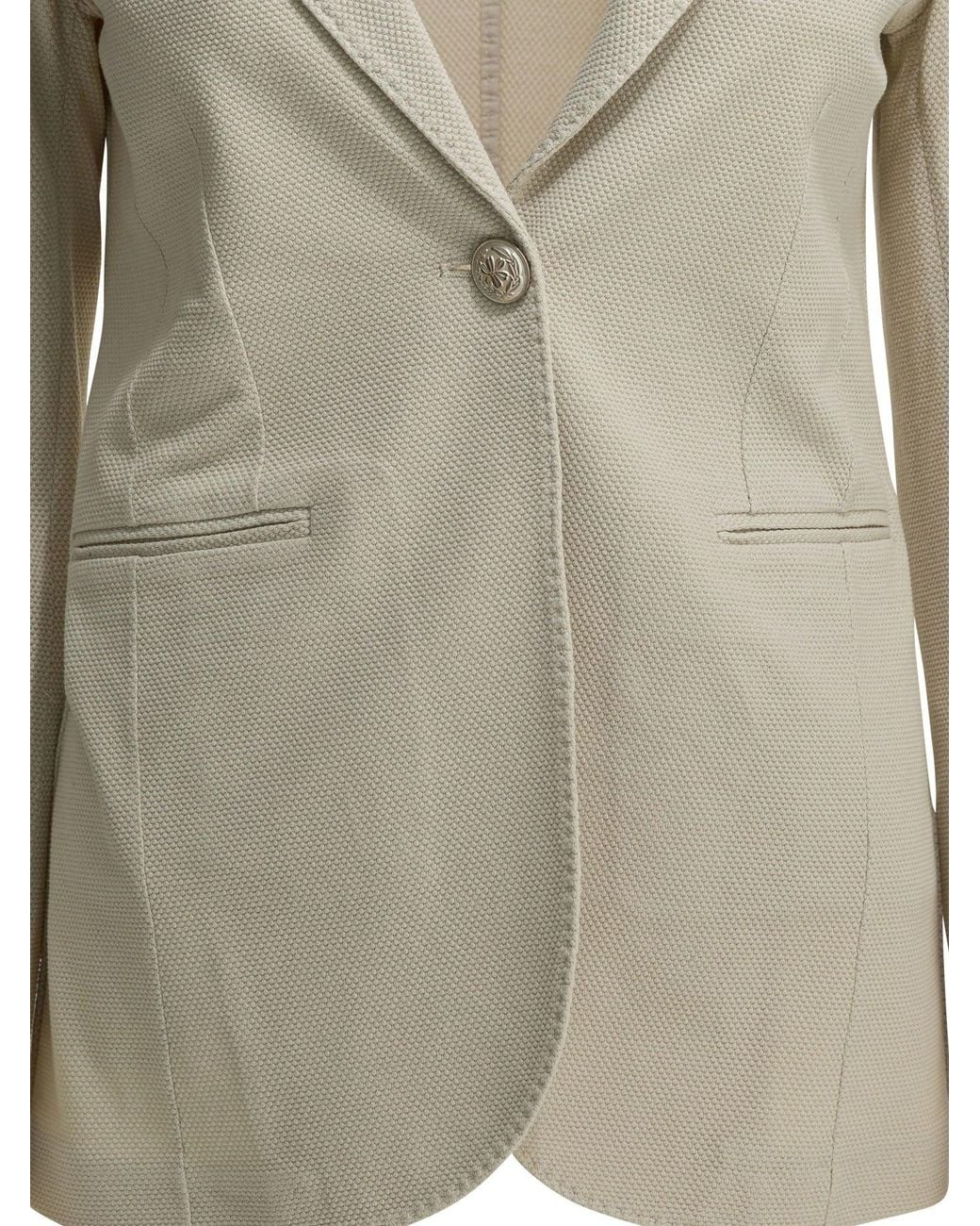 Circolo 1901 Gray Cotton Jacket