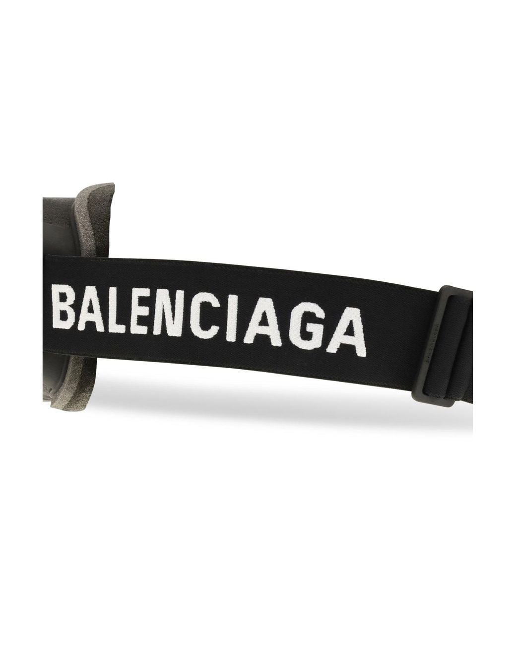 Balenciaga Blue Mirrored Ski Mask Sunglasses for men
