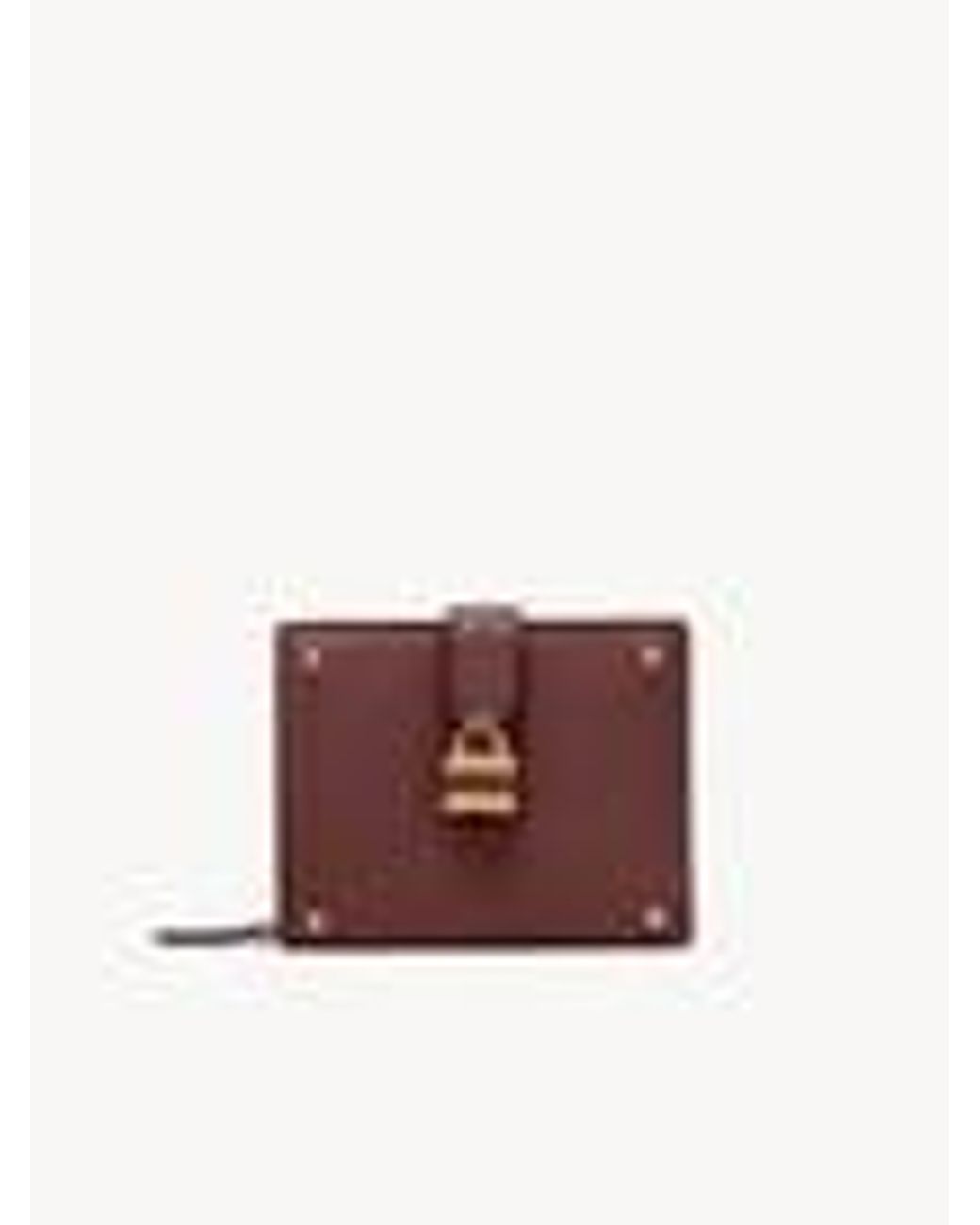 Chloé Purple Calf Leather Wallet