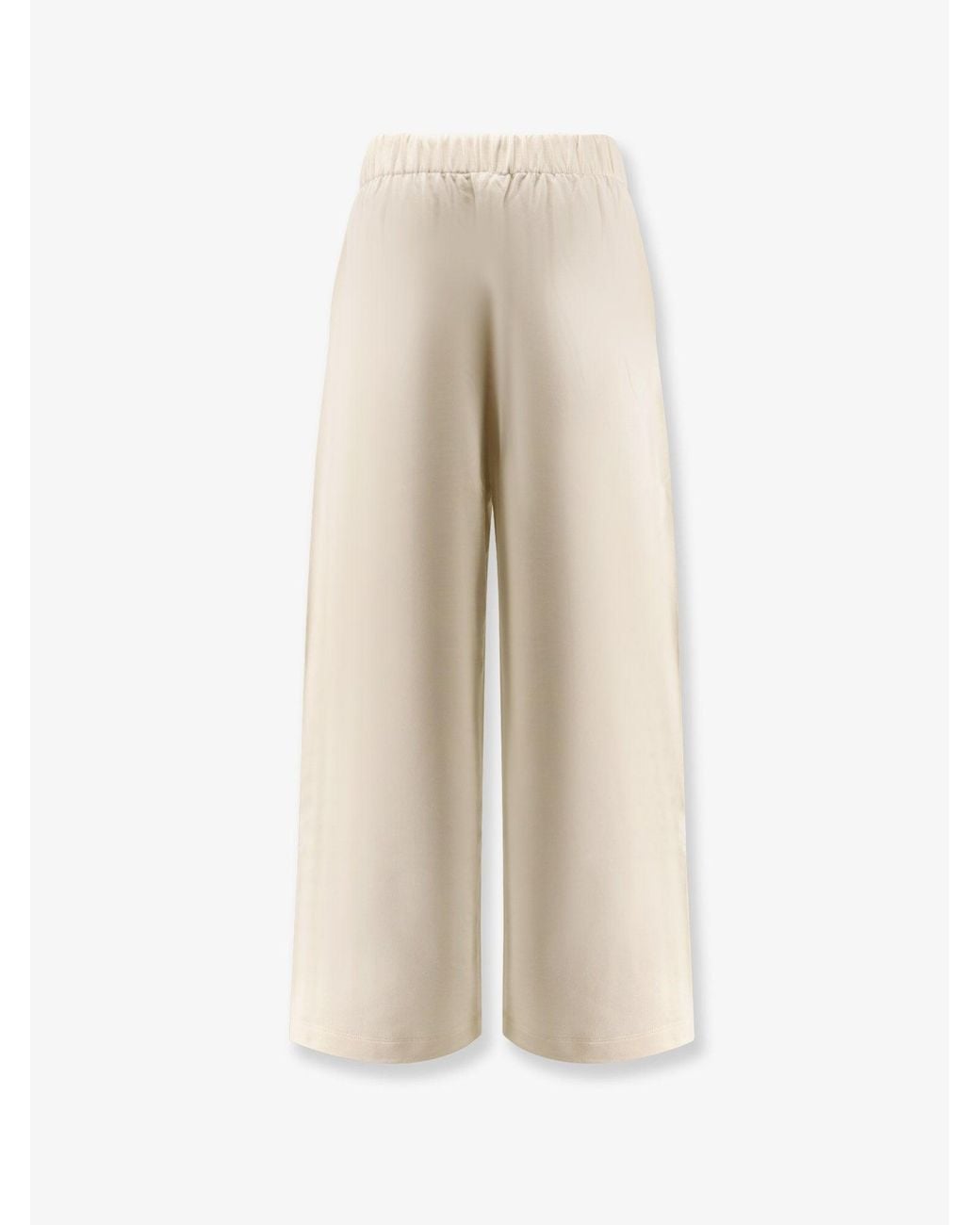 Max Mara Natural Filovia Silk And Cotton Jogger Trousers