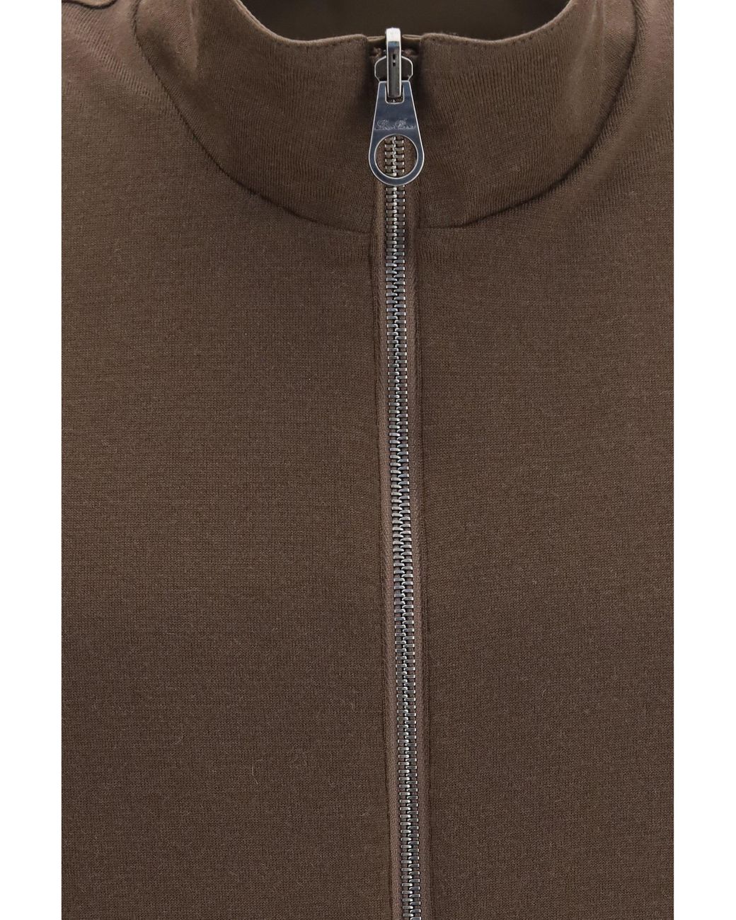 Loro Piana Brown Reversible Microfiber Wool Vest Sequoia for men
