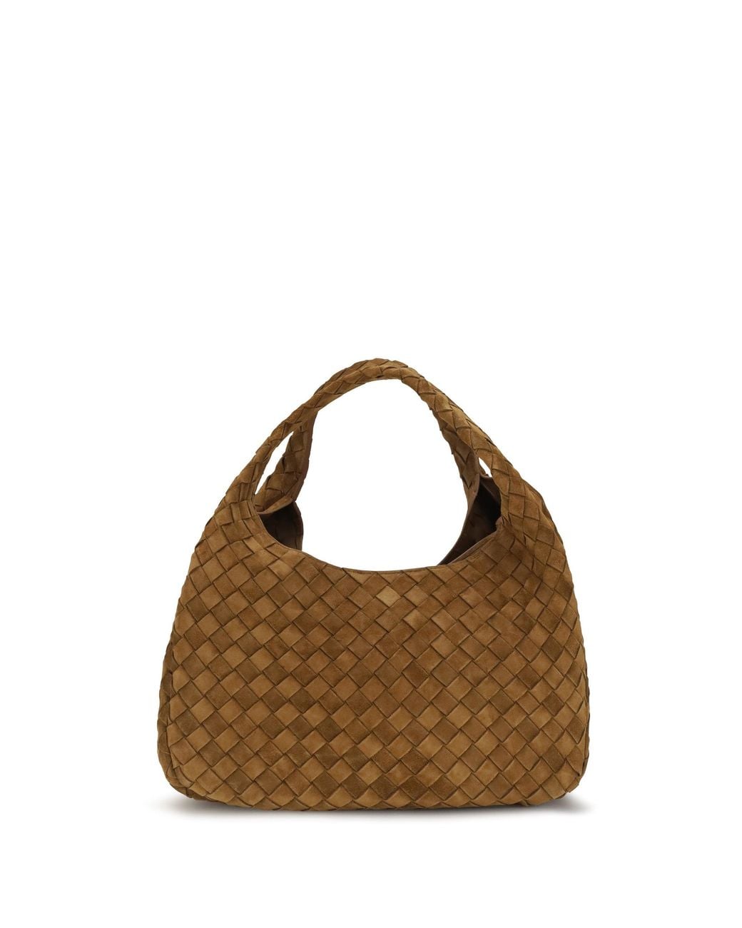 Bottega Veneta Brown Campana Suede Handbag