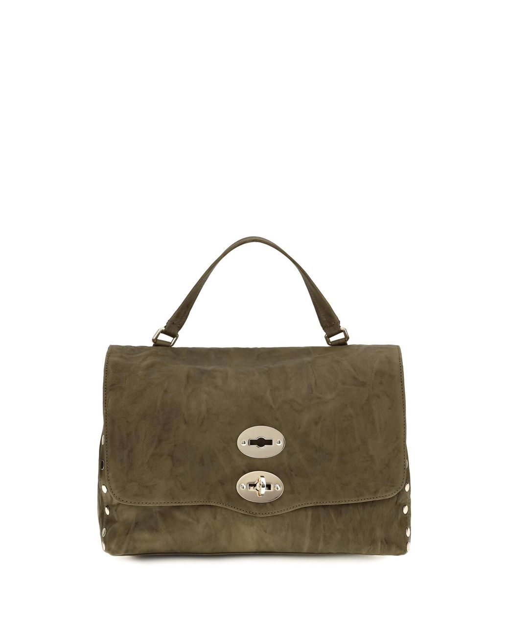 Zanellato Green Postina Officina Top Handle Bag