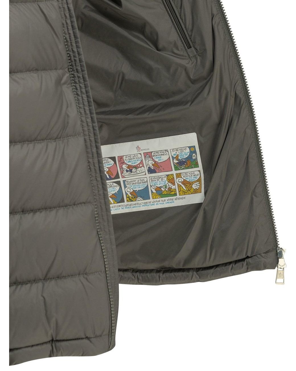Moncler Gray Verith Short Down Jacket for men