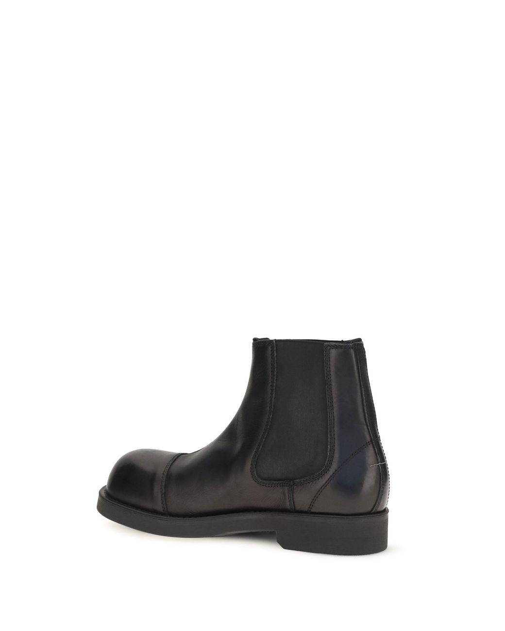 MM6 by Maison Margiela Black Chelsea Biker Boots for men