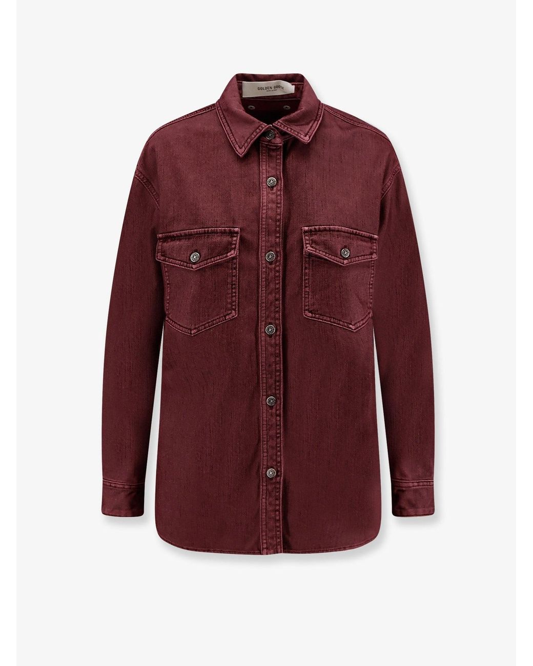 Golden Goose Deluxe Brand Red Patty Cotton Shirt