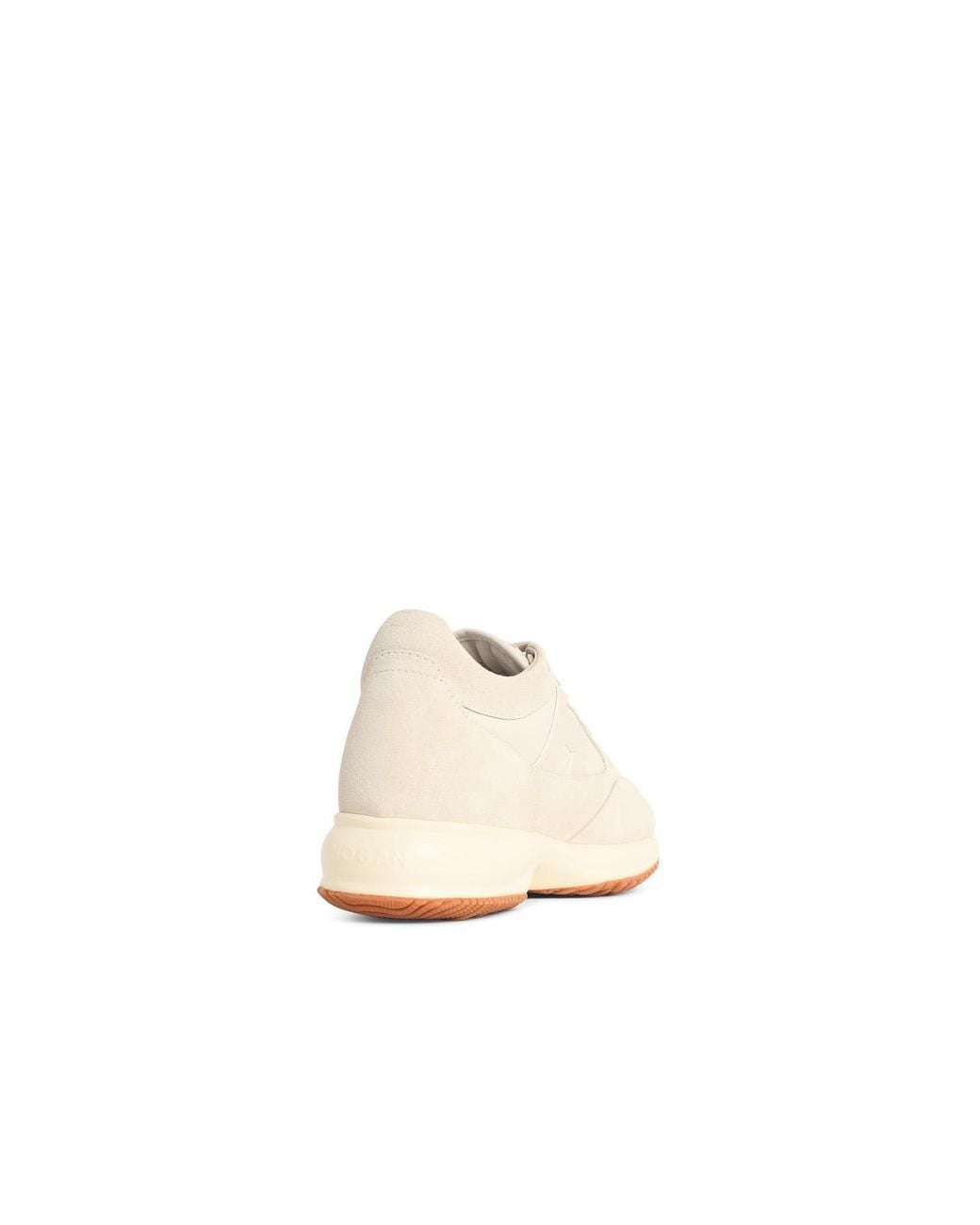 Hogan Natural Interactive Ivory Suede Sneakers
