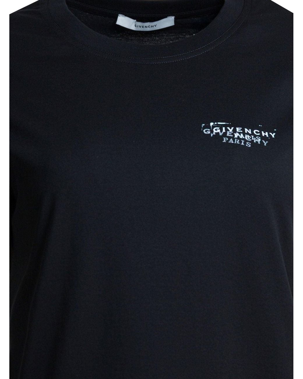Givenchy Black "Fitted" Crew-Neck T-Shirt