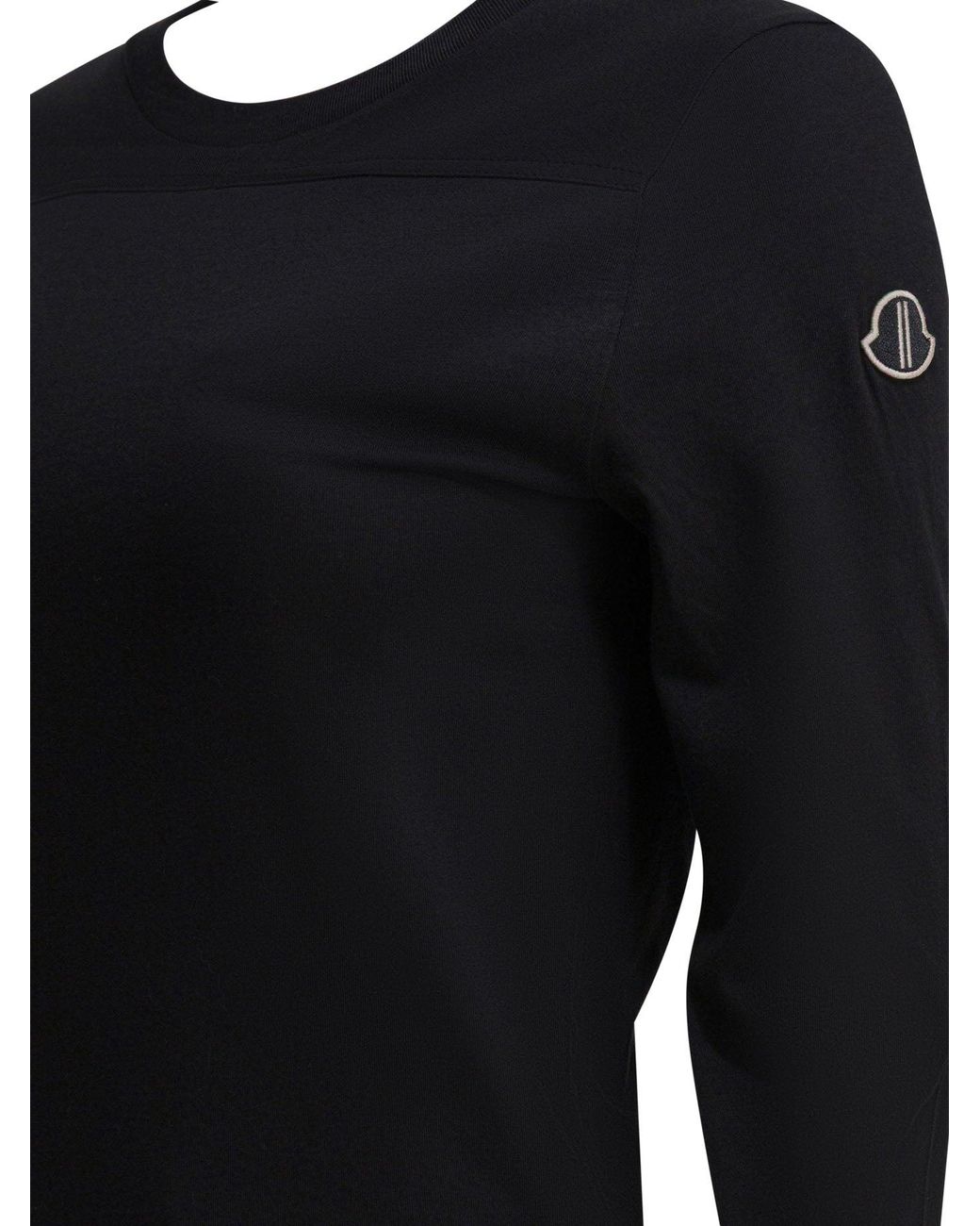 Rick Owens Black Cotton Jersey T-Shirt
