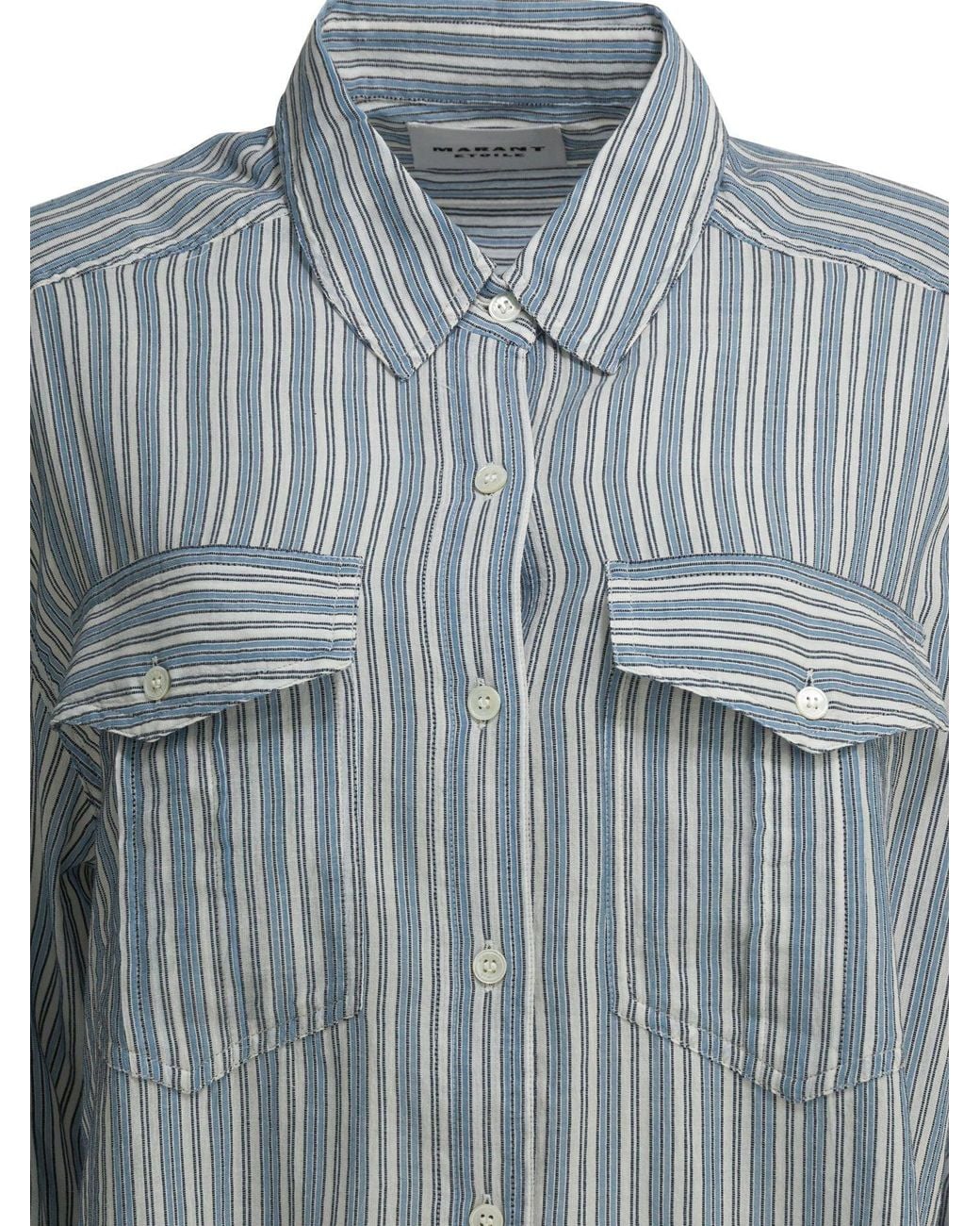 Isabel Marant Gray Nath Shirts Blue