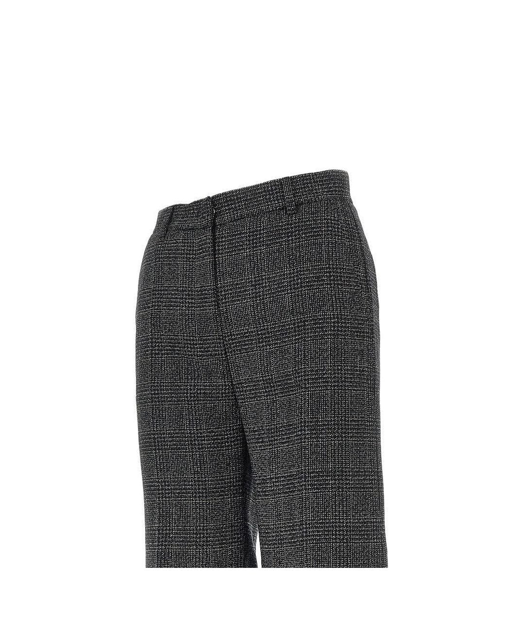 Weekend by Maxmara Black Prince Of Waleds Wool Pants