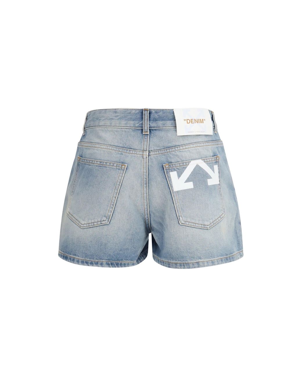 Off-White c/o Virgil Abloh Blue Doll Denim Shorts