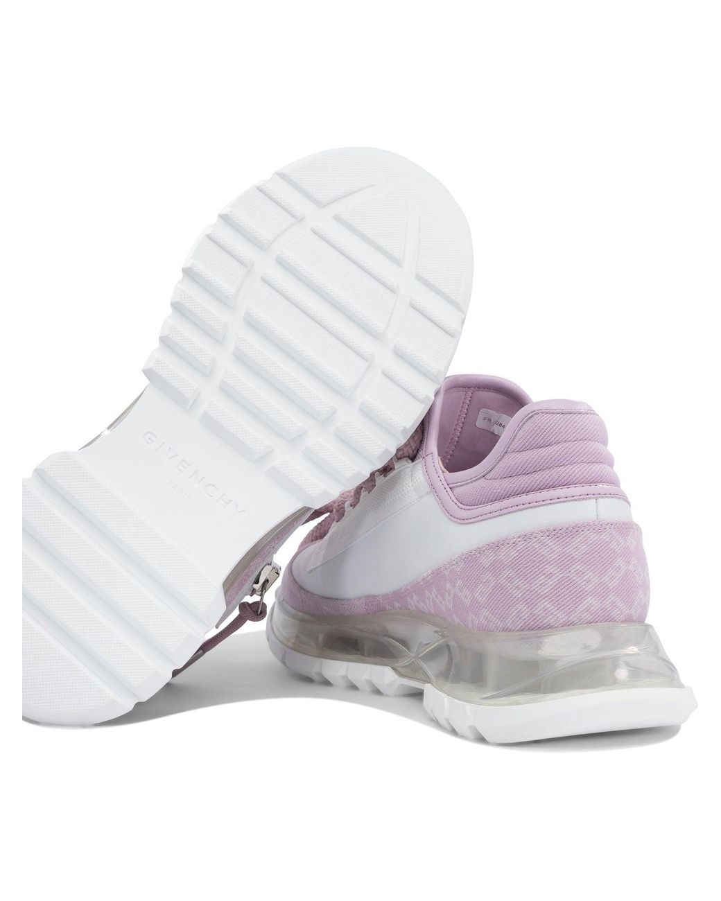 Givenchy White Textile And Leather Sneakers