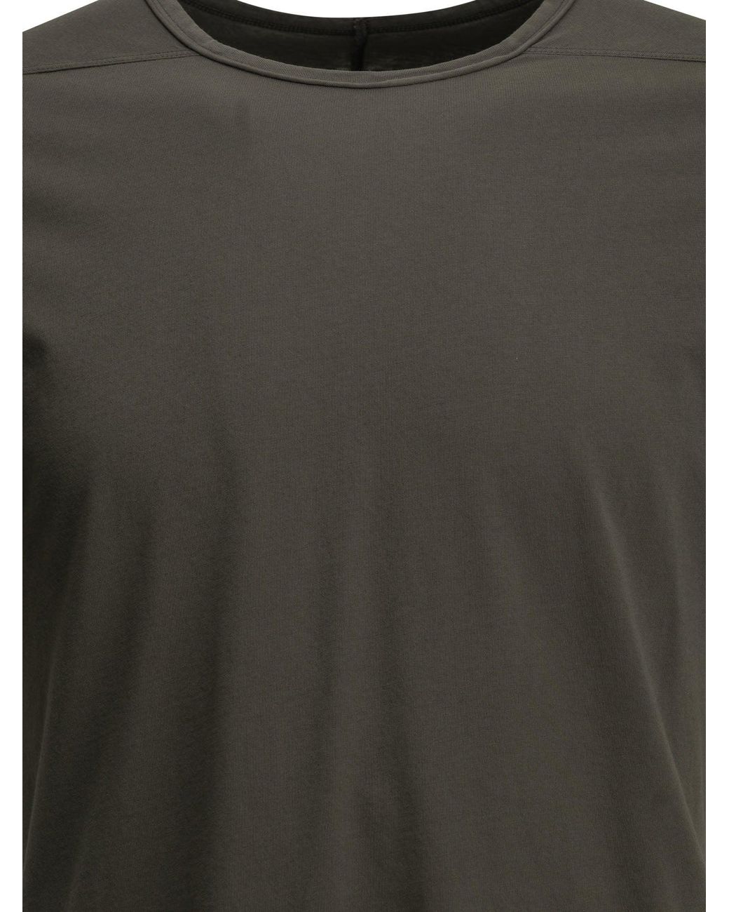 Rick Owens Gray "Level" Crew-Neck T-Shirt for men