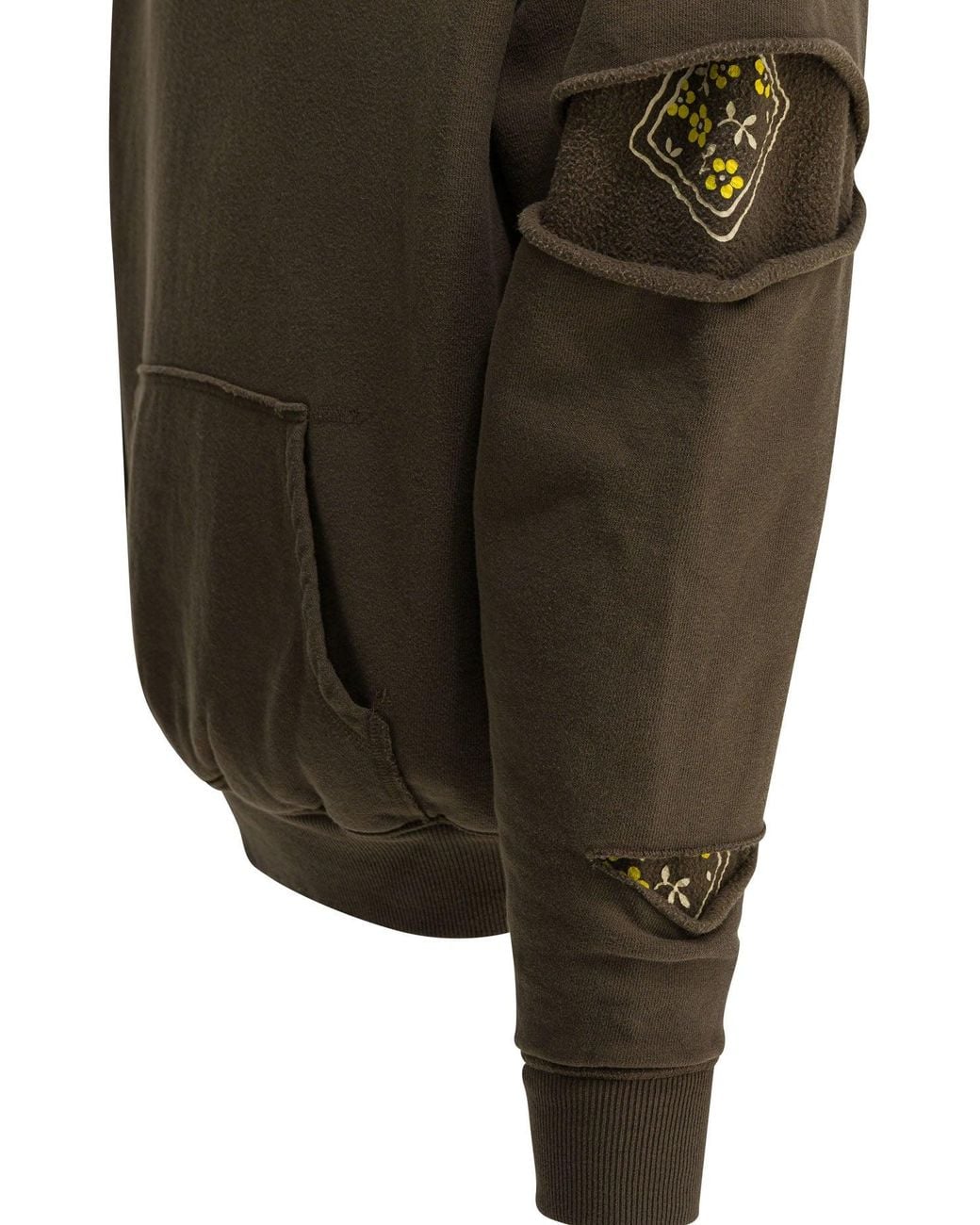 Kapital Green Peckish Rainbowy Sweatshirt for men