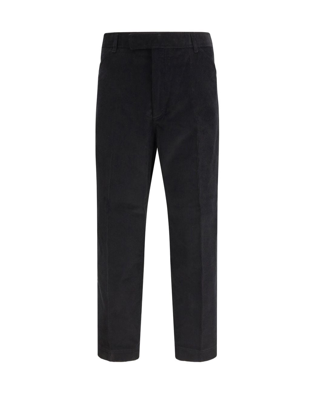 Thom Browne Black Corduroy Chino Pants for men