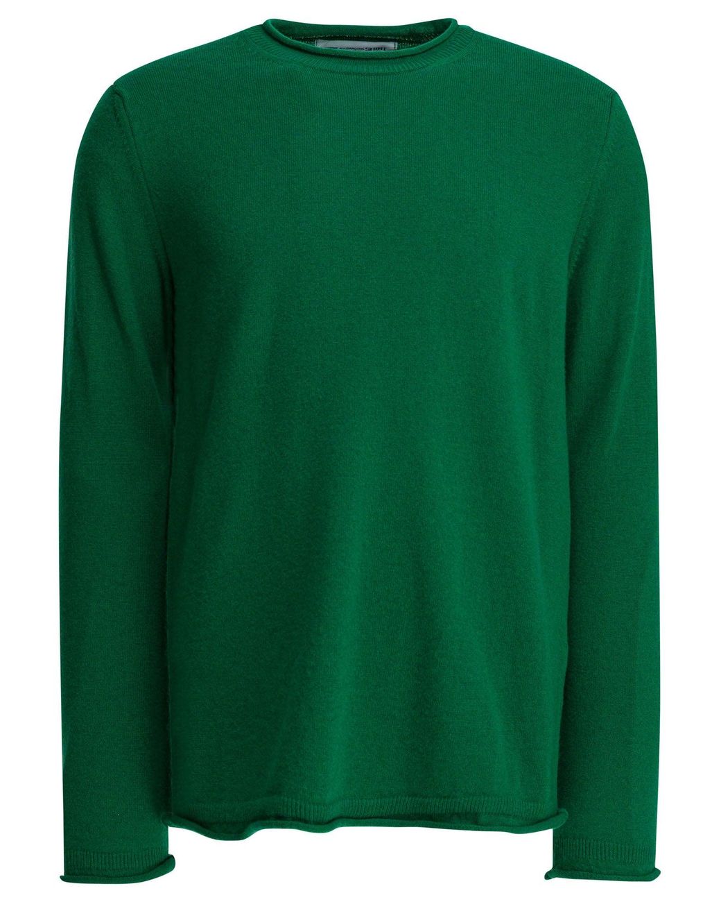 Comme des Garçons Green Wool Crewneck Sweater for men
